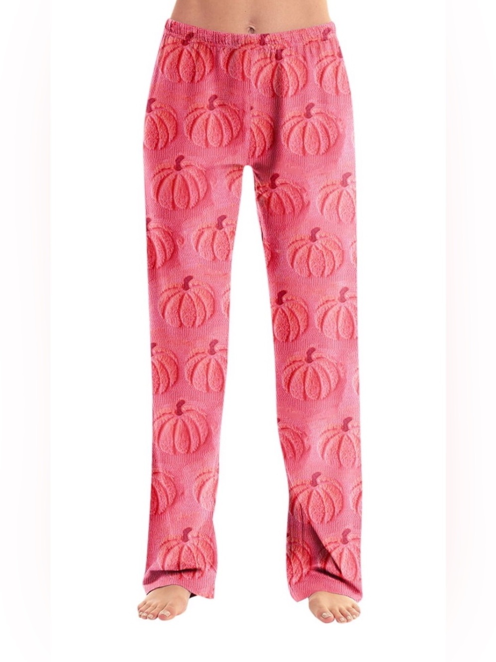 Women’s Pink Pumpkin Print Lounge pajama Pants NEW size medium